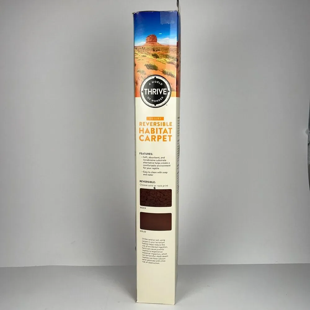 Thrive Desert Reversible Habitat Carpet 40 Gal Terrarium 35.5
